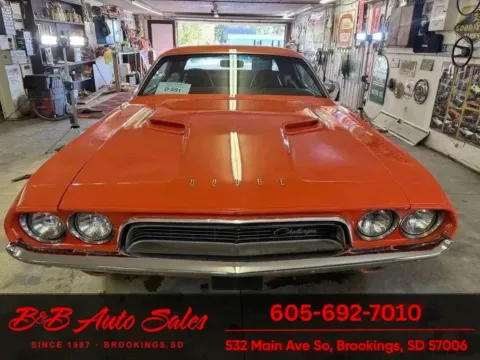 Another view of 1972 Dodge Challenger for sale in Brookings, SD at B & B Auto Sales