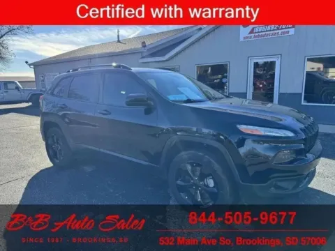 Black 2018 Jeep Cherokee Latitude for sale in Brookings, SD