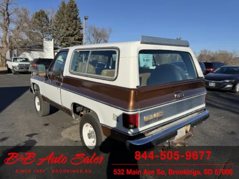 More photos of 1978 GMC JImmy High Sierra 4wd at B & B Auto Sales, SD