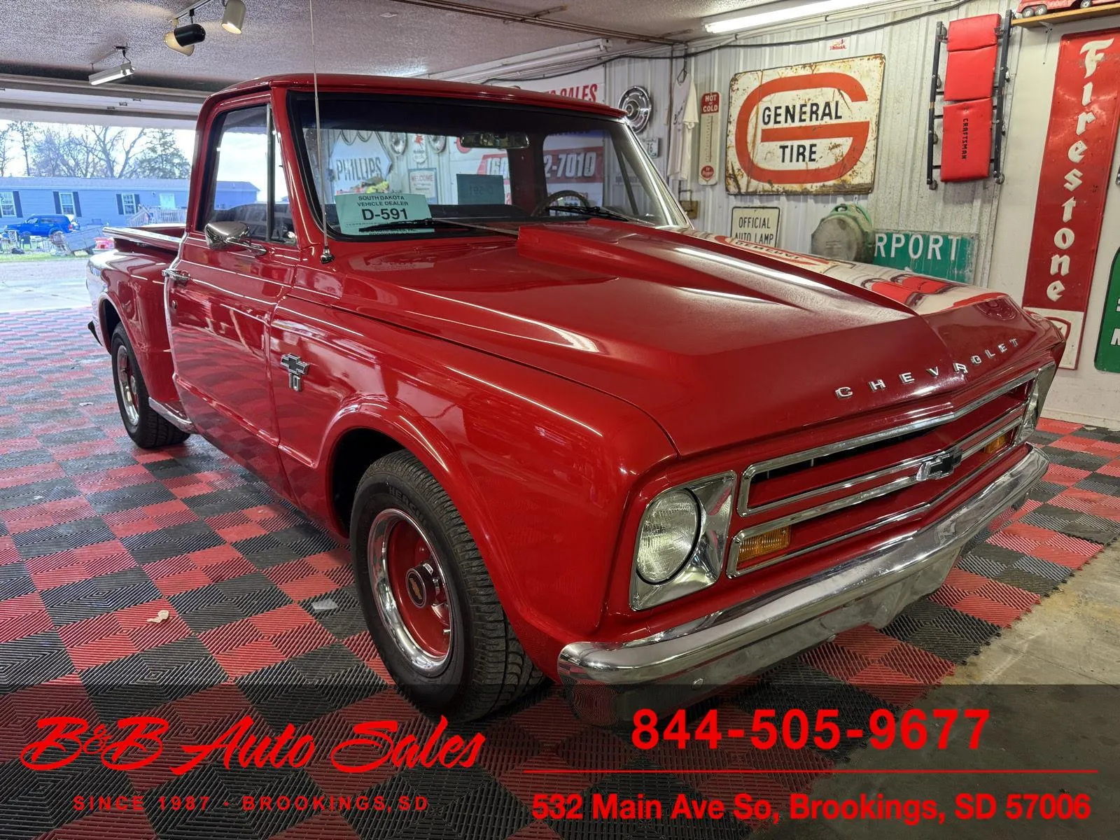Red 1967 Chevrolet C-10 for sale in Brookings, SD