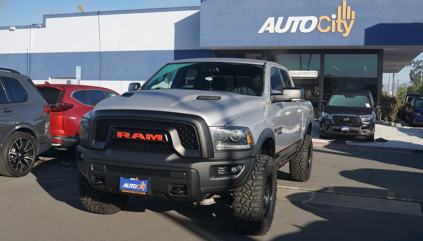 Silver 2016 Ram 1500 Rebel for sale in El Cajon, CA