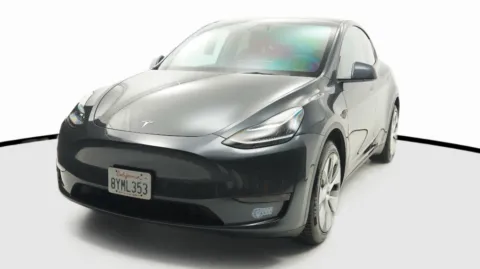 Gray 2021 Tesla Model Y Long Range for sale in El Cajon, CA