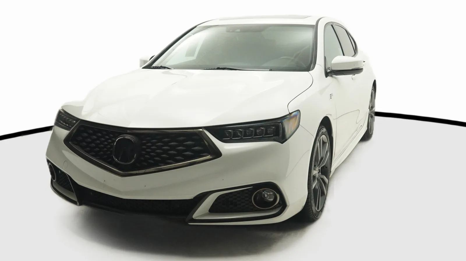 White 2018 Acura TLX w/A-SPEC Pkg Red Leather for sale in El Cajon, CA