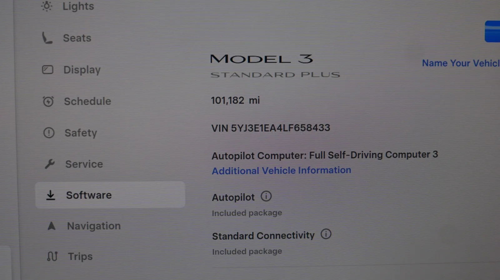 Photos of 2020 Tesla Model 3 Standard Range Plus for sale in El Cajon, CA at Auto City