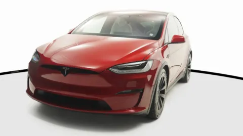 Red 2022 Tesla Model X Plaid for sale in El Cajon, CA