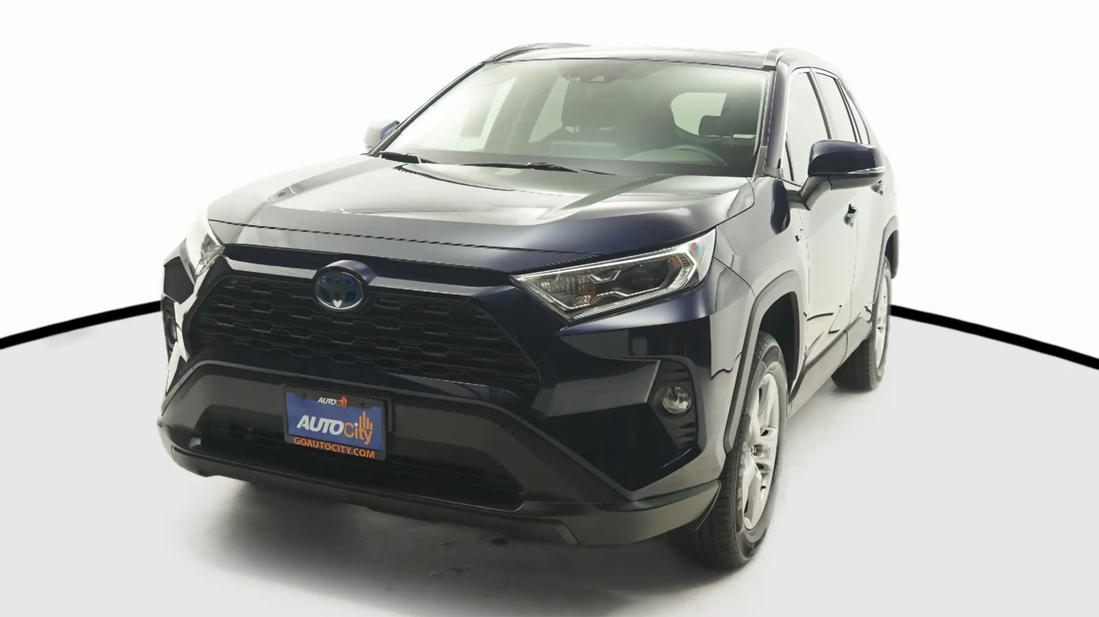 Blue 2019 Toyota RAV4 Hybrid XLE for sale in El Cajon, CA