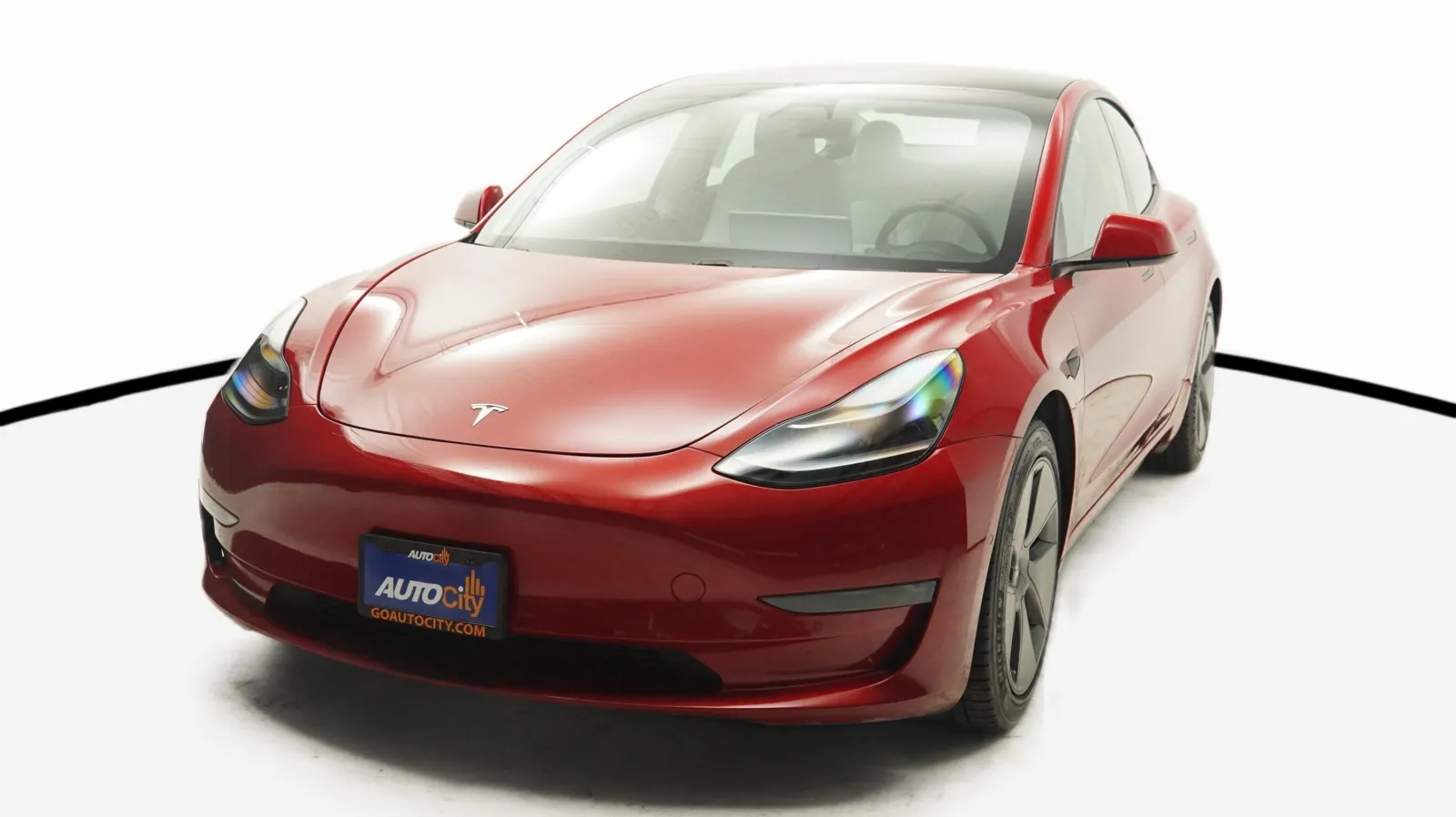 Red 2021 Tesla Model 3 Long Range for sale in El Cajon, CA