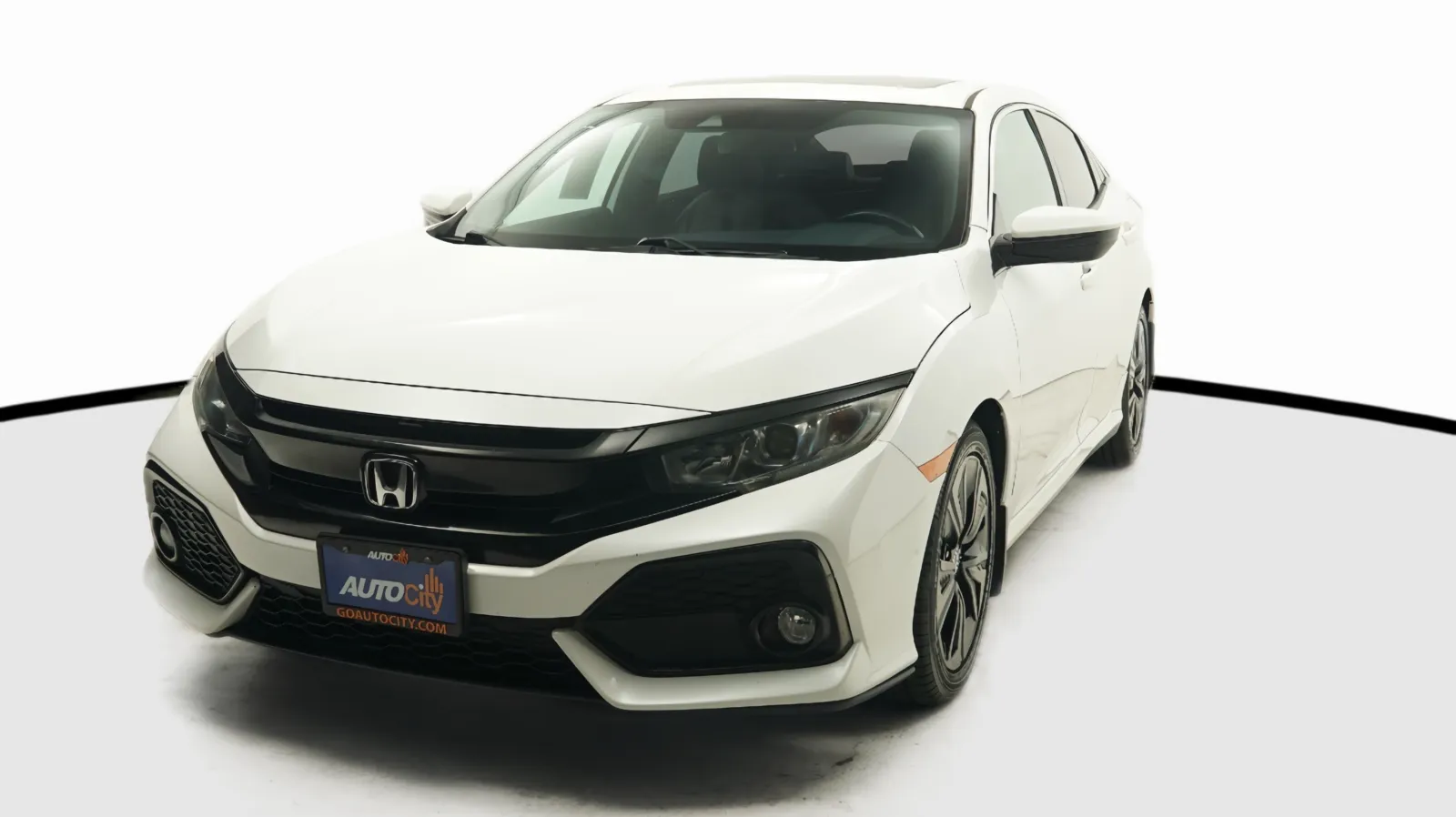 White 2019 Honda Civic Hatchback EX-L Navi for sale in El Cajon, CA