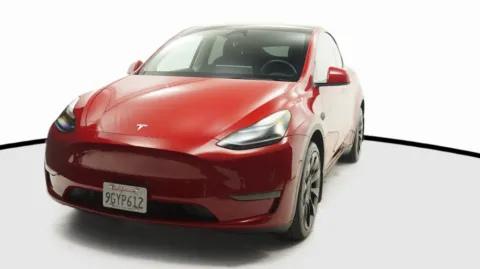 Red 2023 Tesla Model Y Long Range for sale in El Cajon, CA