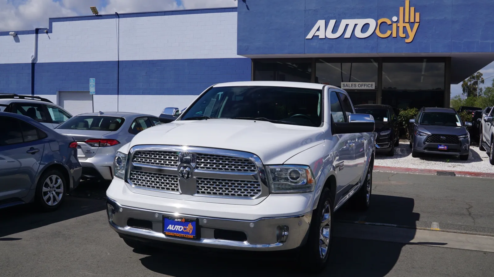 White 2015 Ram 1500 Laramie for sale in El Cajon, CA
