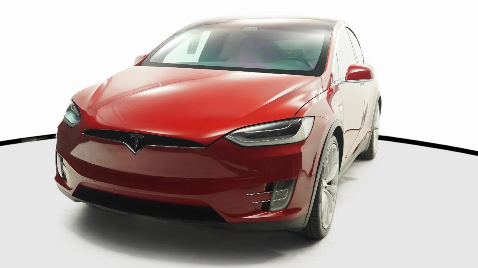 Red 2017 Tesla Model X 90D for sale in El Cajon, CA
