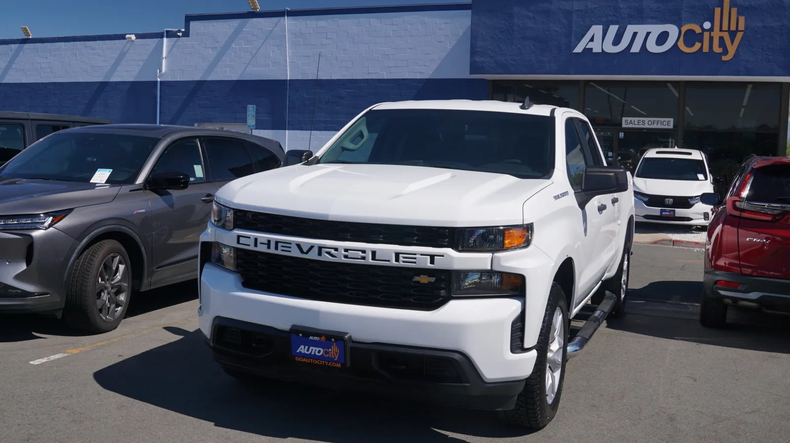 White 2020 Chevrolet Silverado 1500 Custom for sale in El Cajon, CA