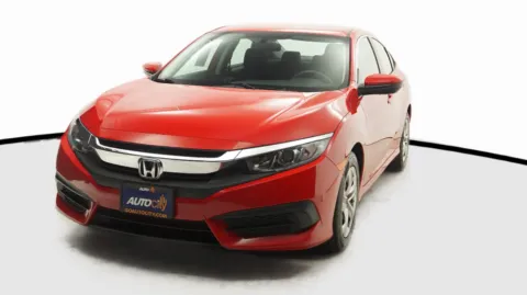 Red 2018 Honda Civic LX for sale in El Cajon, CA