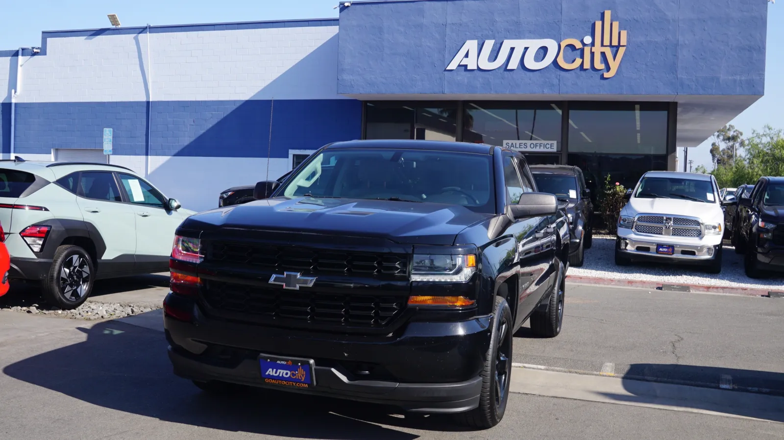 Black 2017 Chevrolet Silverado 1500 Custom for sale in El Cajon, CA