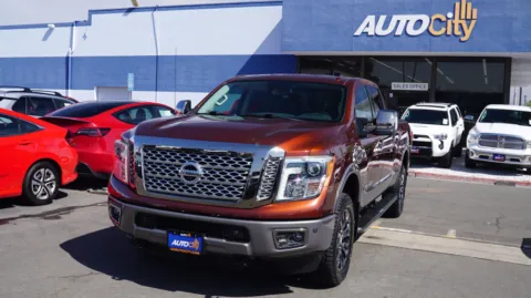 Orange 2018 Nissan Titan XD Platinum Reserve for sale in El Cajon, CA