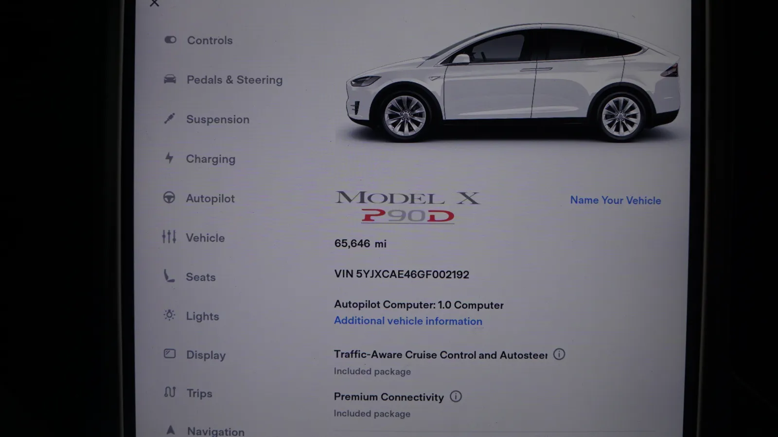 Photos of 2016 Tesla Model X P90D for sale in El Cajon, CA at Auto City