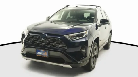 Blue 2019 Toyota RAV4 Hybrid XSE for sale in El Cajon, CA