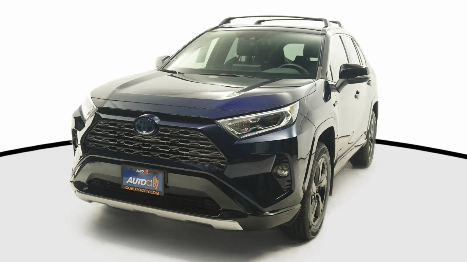 Blue 2019 Toyota RAV4 Hybrid XSE for sale in El Cajon, CA