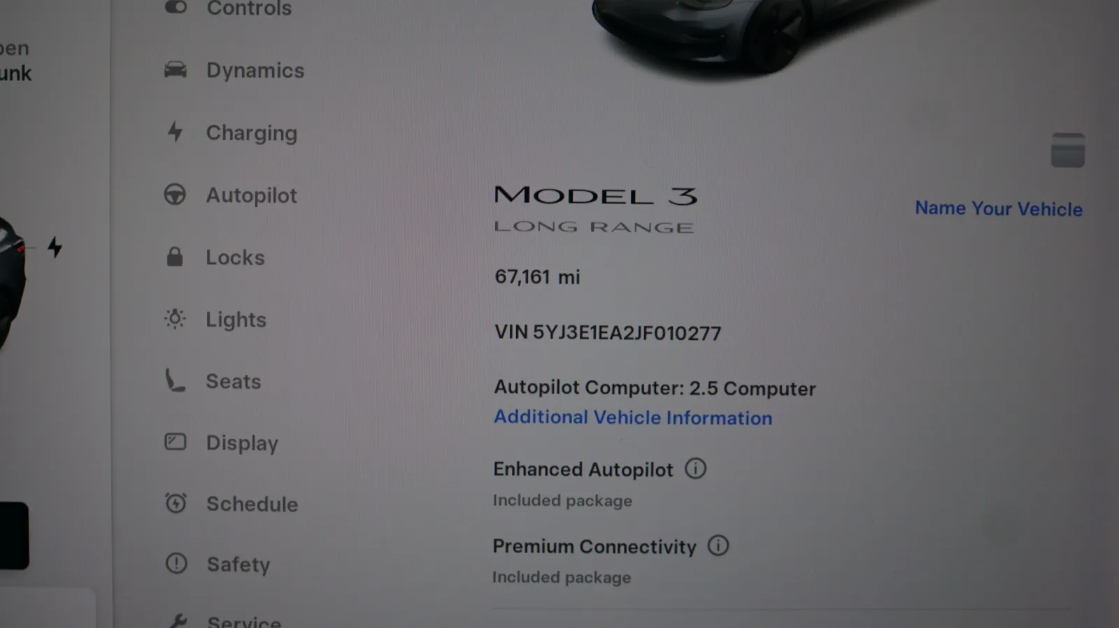 Photos of 2018 Tesla Model 3 Long Range Battery for sale in El Cajon, CA at Auto City