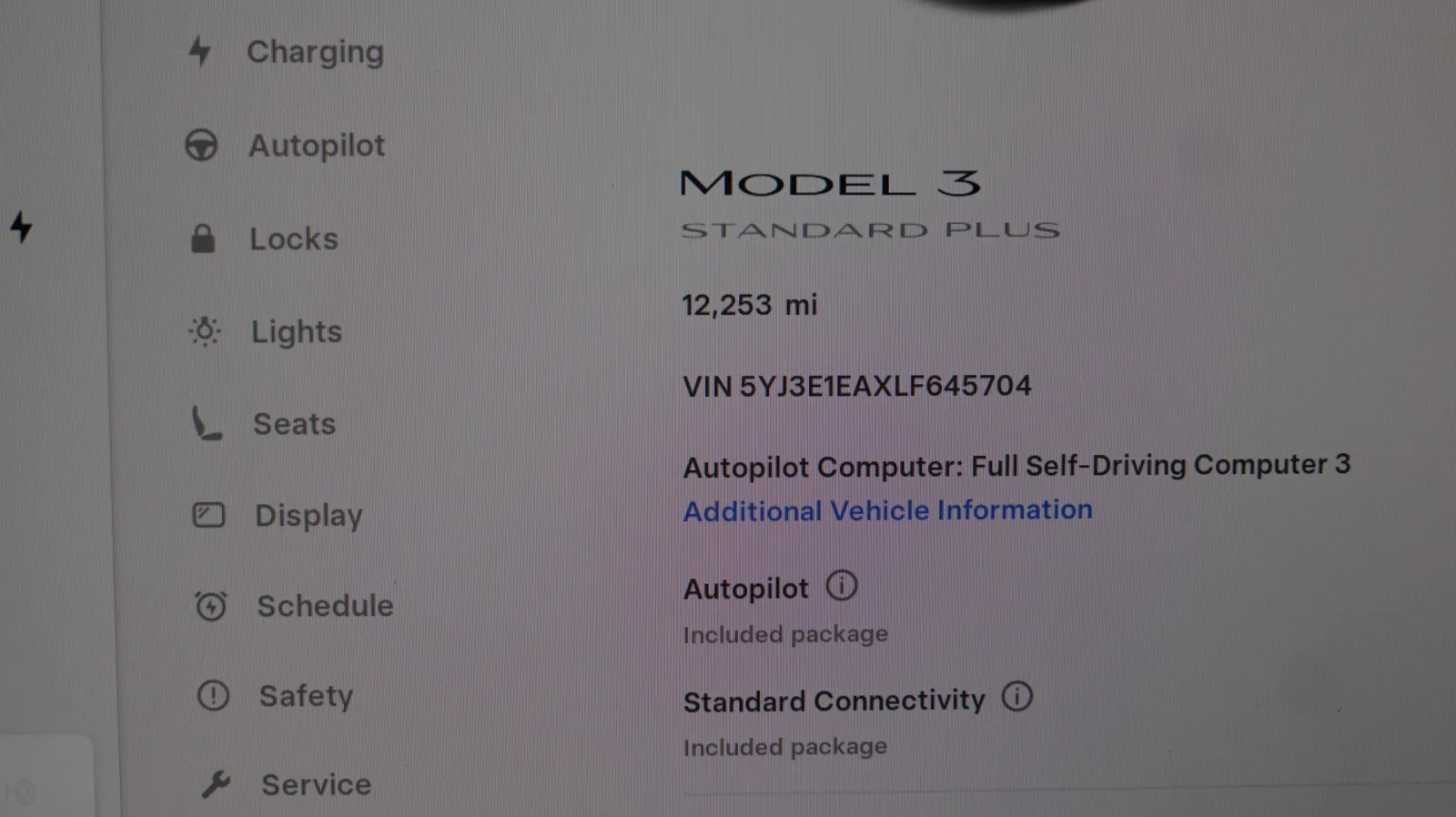 Photos of 2020 Tesla Model 3 Standard Range Plus for sale in El Cajon, CA at Auto City