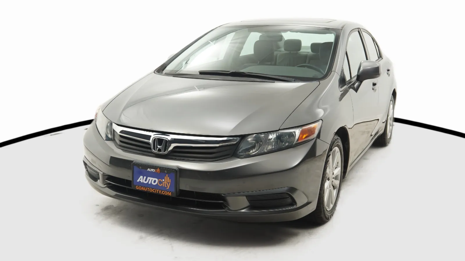 Gray 2012 Honda Civic EX-L for sale in El Cajon, CA