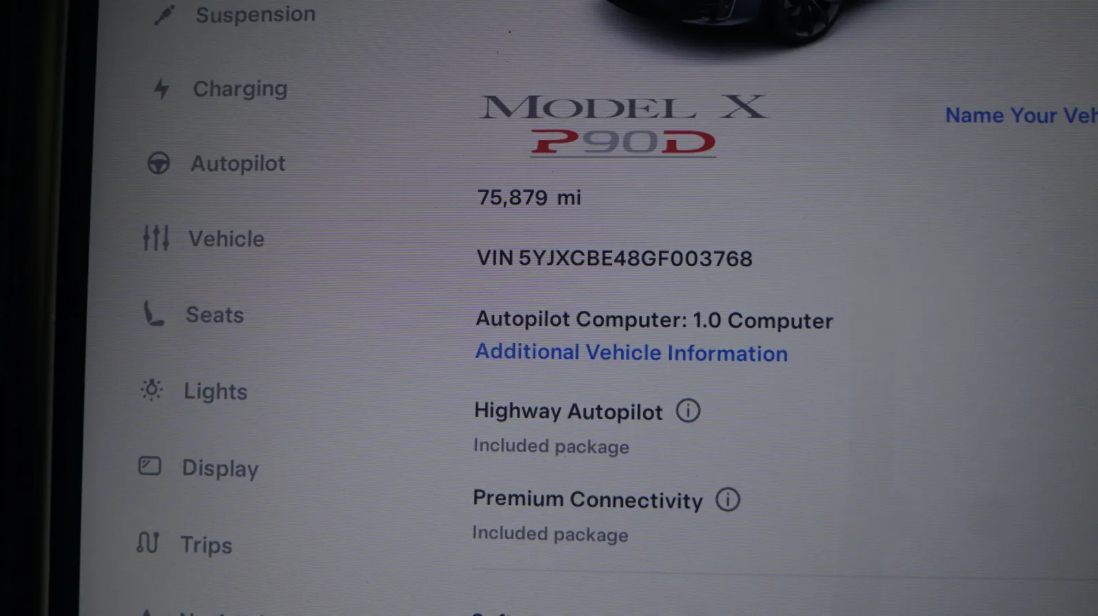 Photos of 2016 Tesla Model X P90D for sale in El Cajon, CA at Auto City