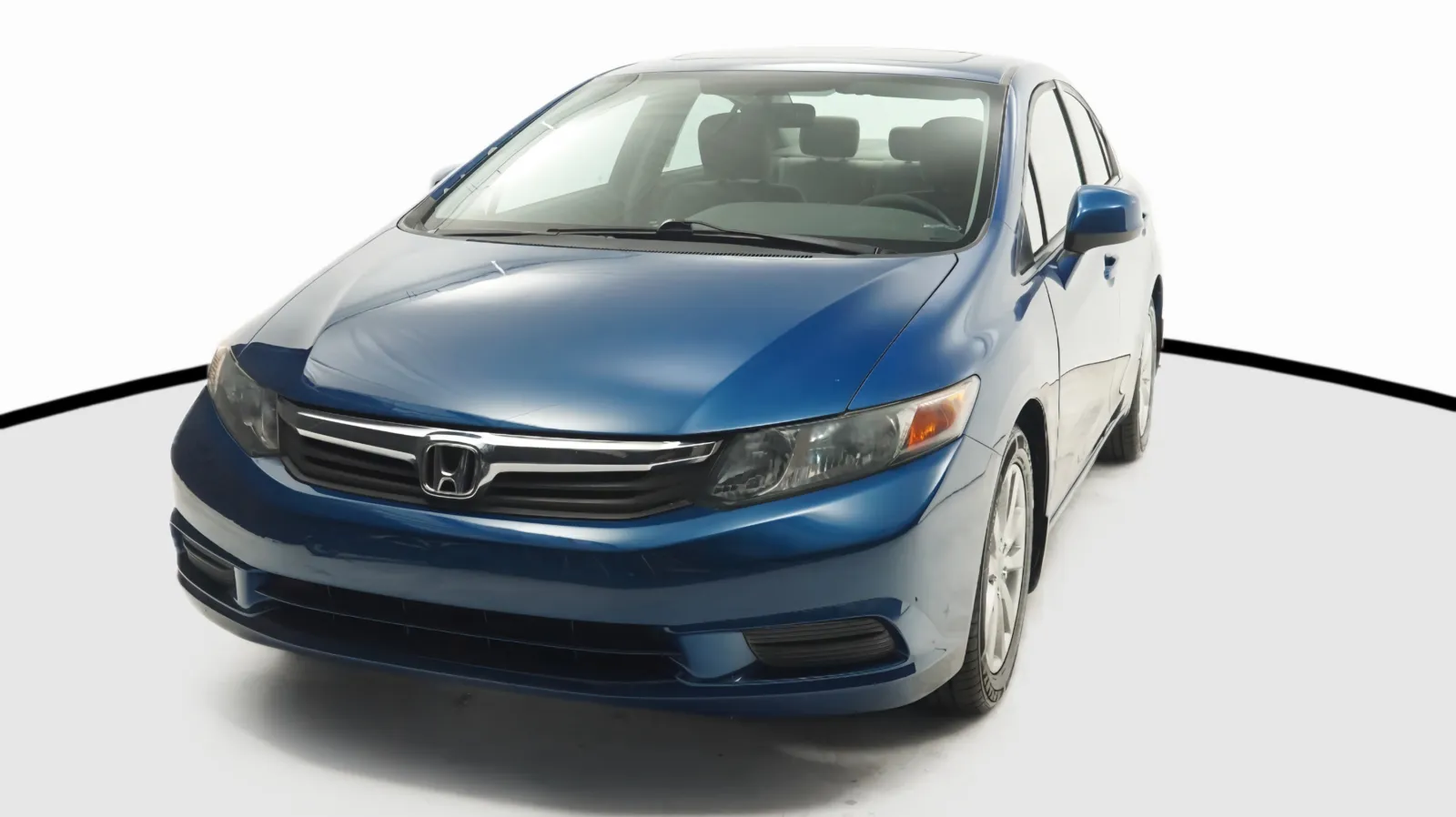 Blue 2012 Honda Civic EX for sale in El Cajon, CA