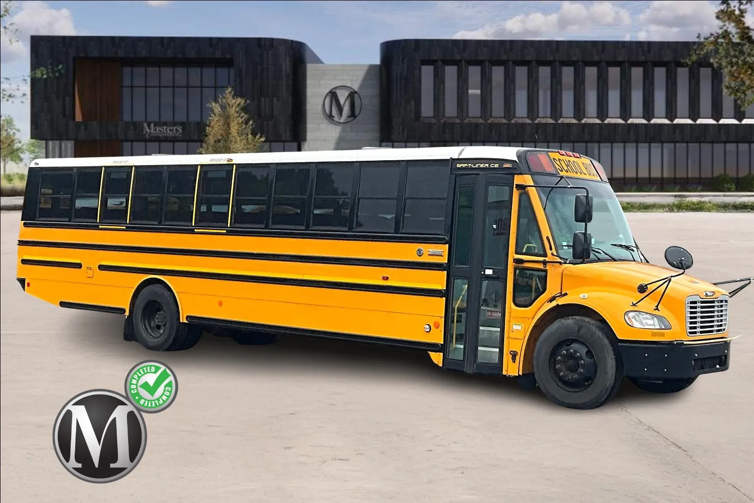 Yellow 2017 Freightliner SAFTLINER for sale in Nashville, IN