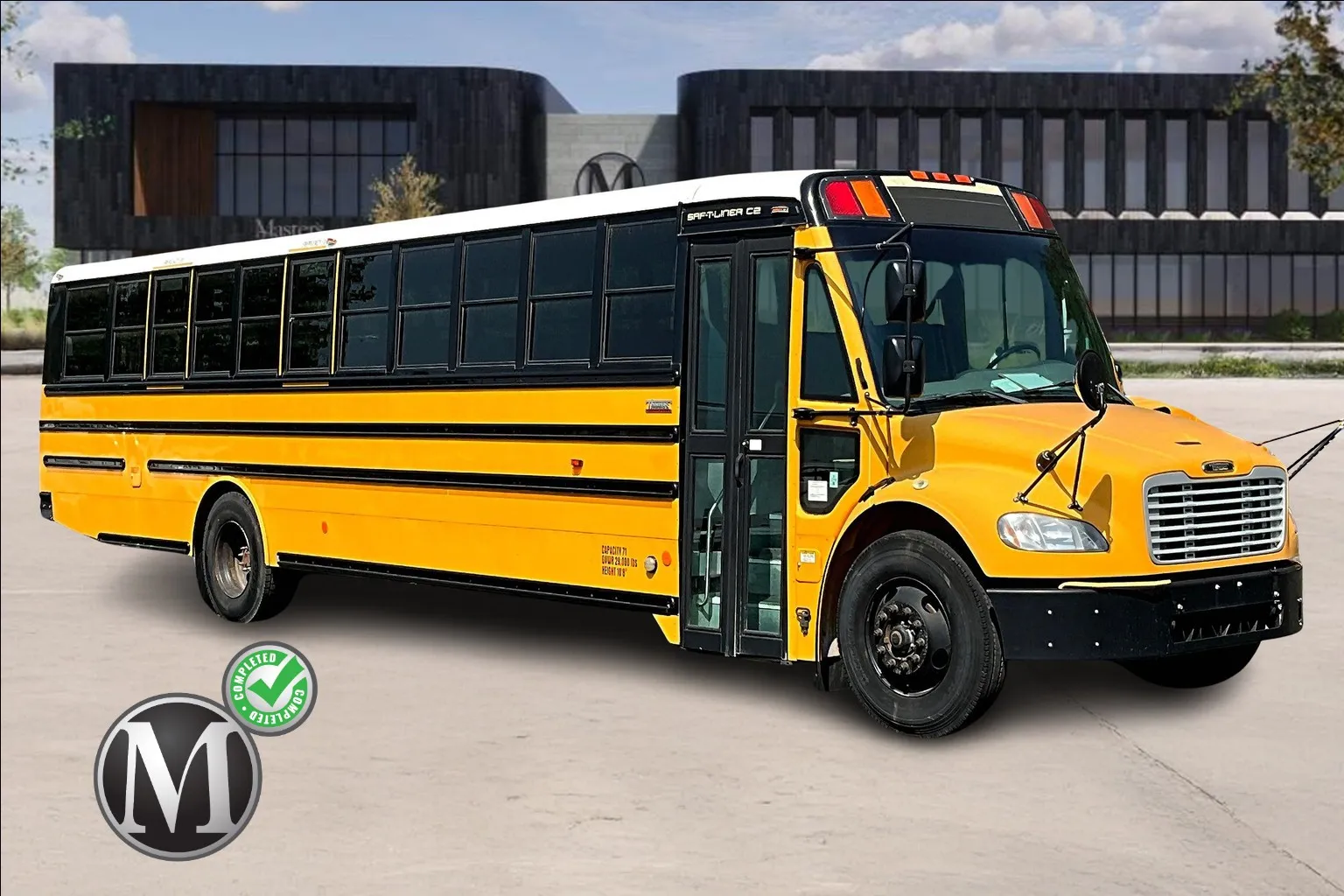 Yellow 2015 Freightliner SAFTLINER for sale in Capitol Heights, MD