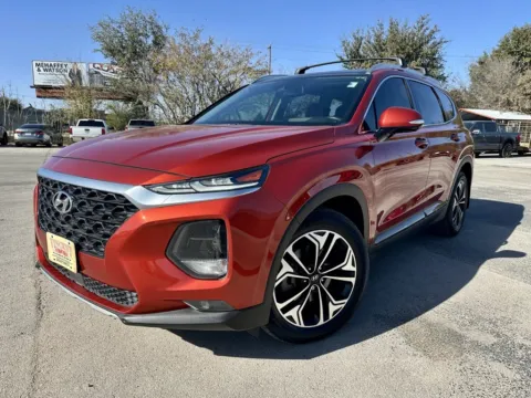 Orange 2020 Hyundai Santa Fe Limited for sale in Abilene, TX