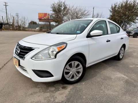 White 2019 Nissan Versa 1.6 S Plus for sale in Abilene, TX