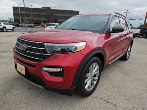 Red 2021 Ford Explorer XLT for sale in Abilene, TX
