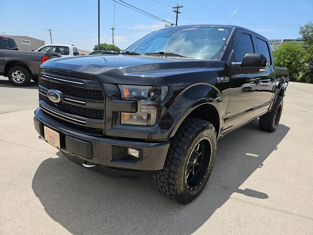 Black 2015 Ford F-150 Platinum for sale in Abilene, TX