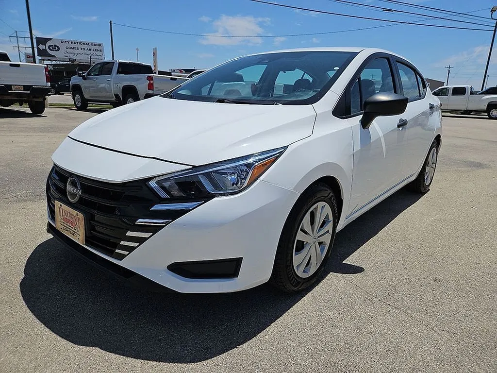 White 2023 Nissan Versa 1.6 S for sale in Abilene, TX