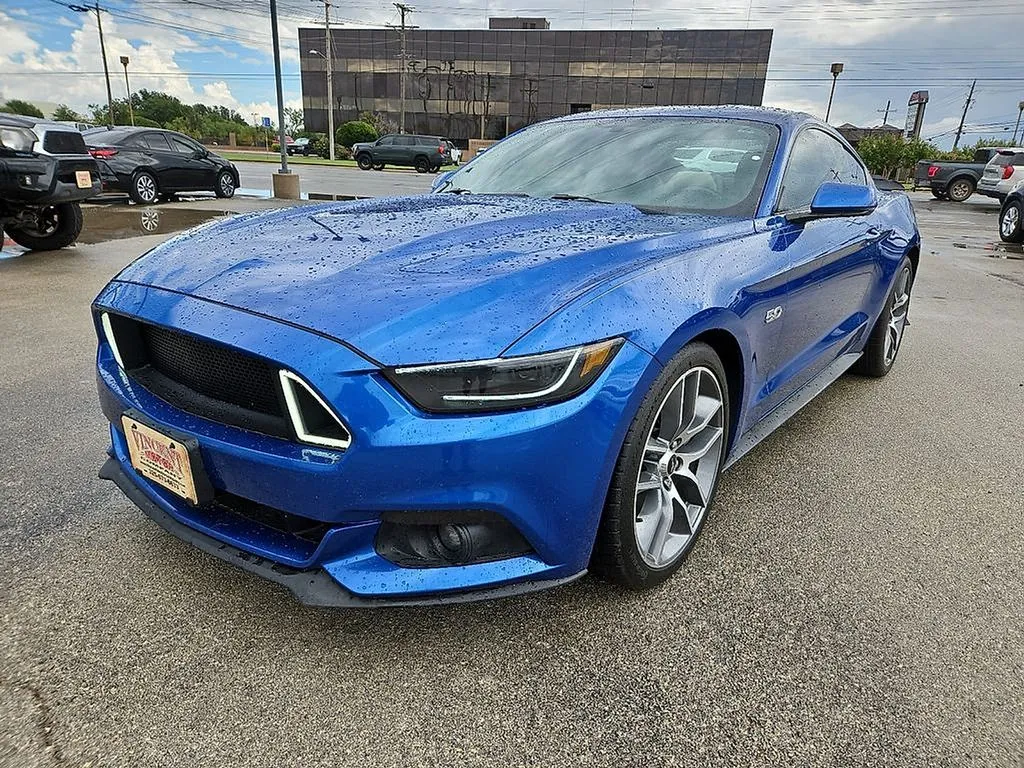 Blue 2017 Ford Mustang GT Premium for sale in Abilene, TX