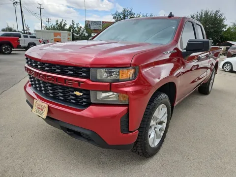 Red 2021 Chevrolet Silverado 1500 Custom for sale in Abilene, TX