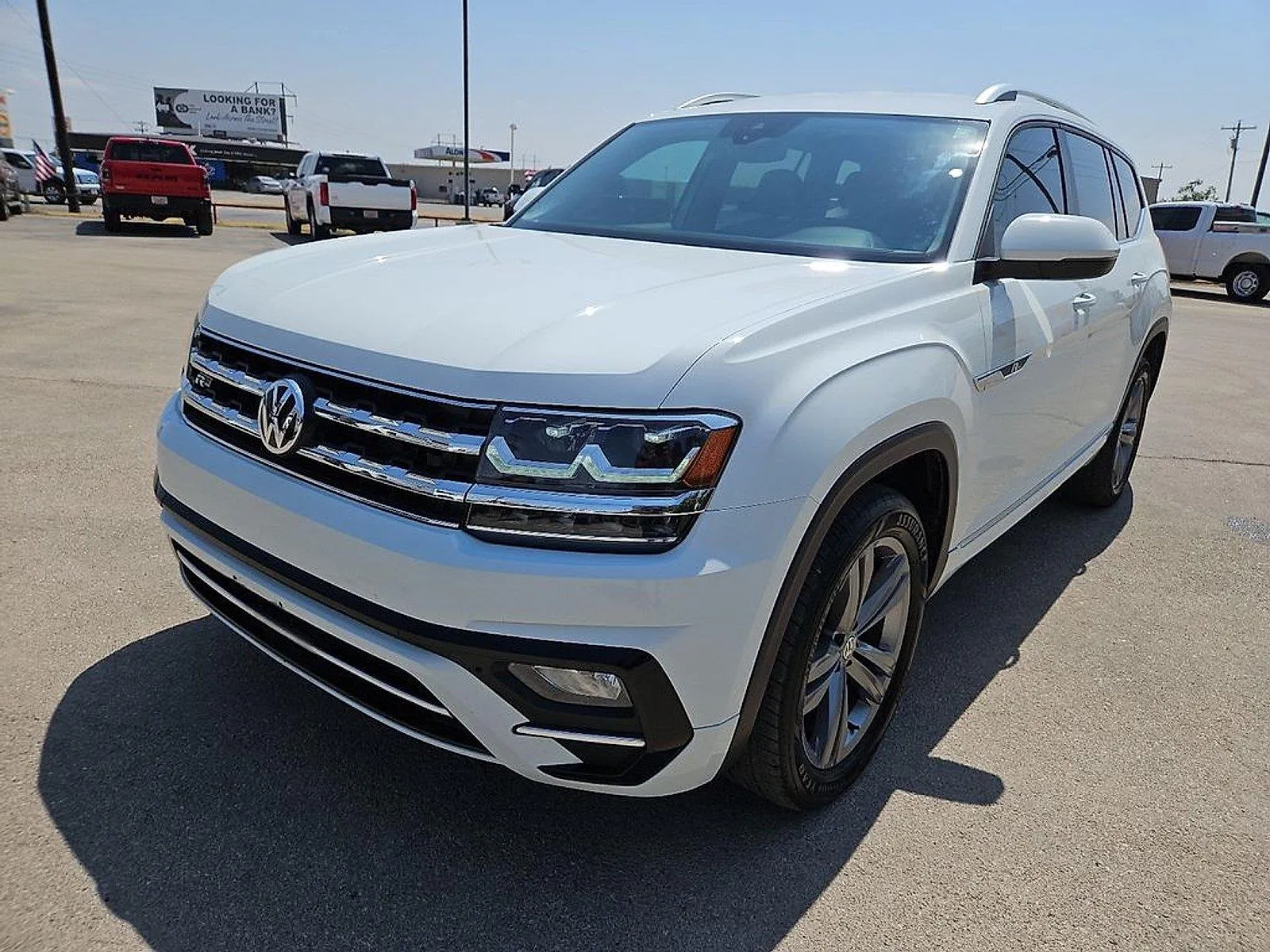 White 2019 Volkswagen Atlas 3.6L V6 SE for sale in Abilene, TX