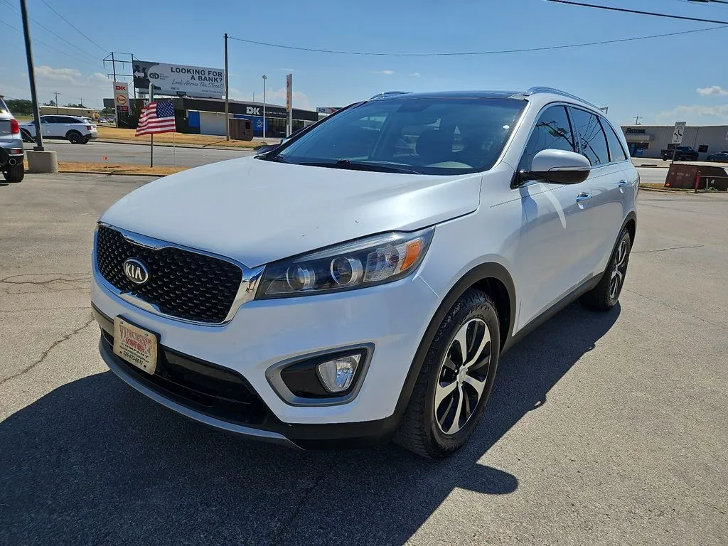 White 2016 Kia Sorento EX for sale in Abilene, TX