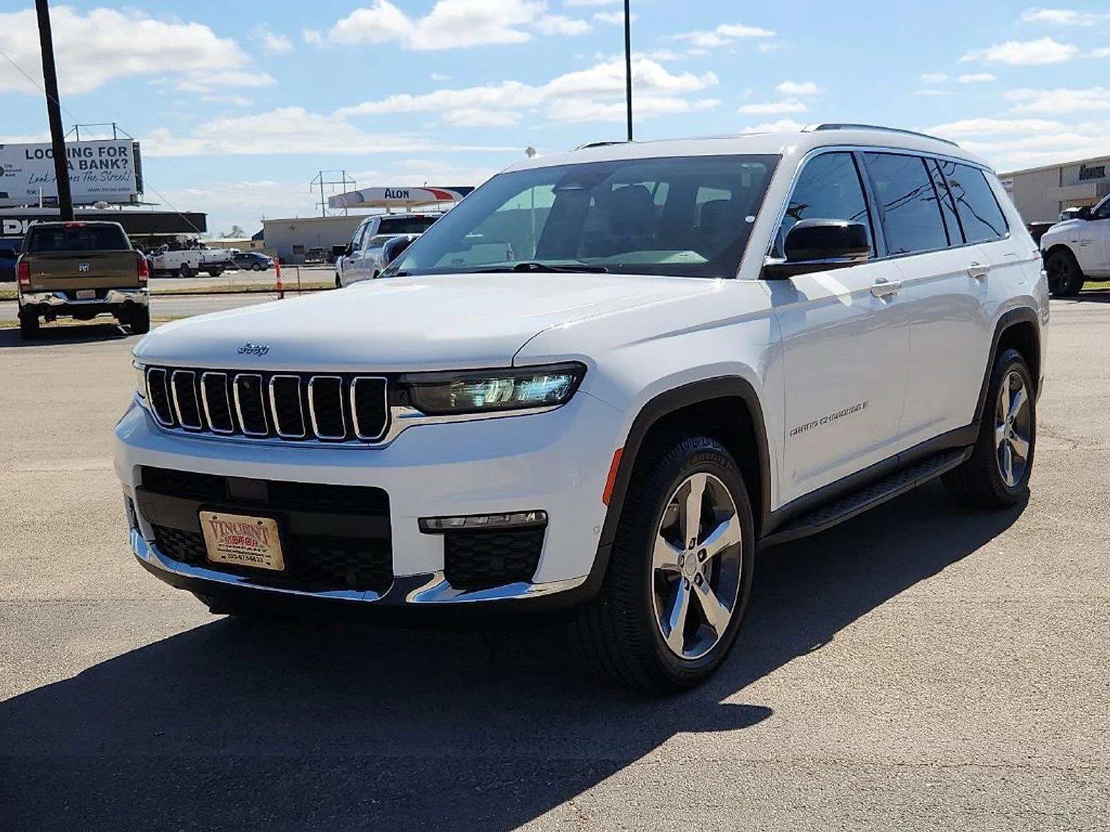 White 2021 Jeep Grand Cherokee L Limited for sale in Abilene, TX