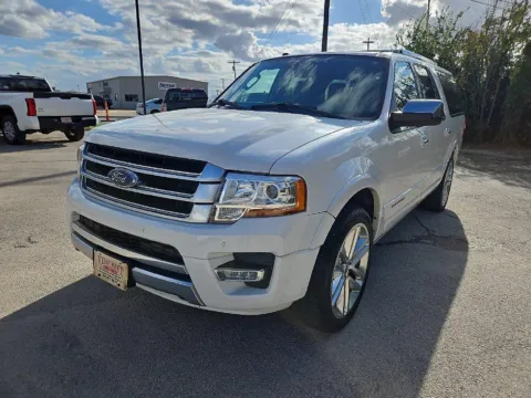 White 2017 Ford Expedition EL Platinum for sale in Abilene, TX