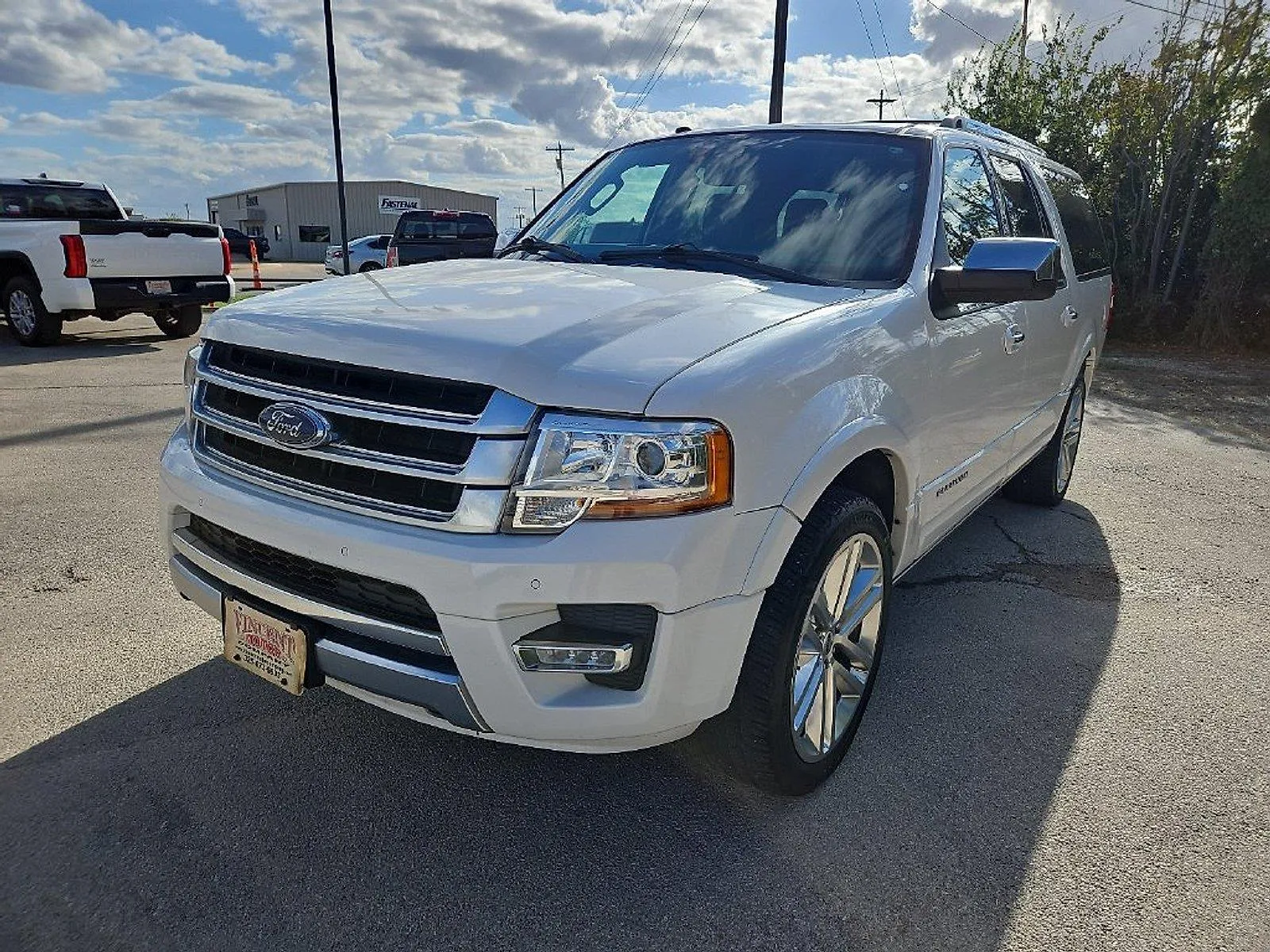 White 2017 Ford Expedition EL Platinum for sale in Abilene, TX