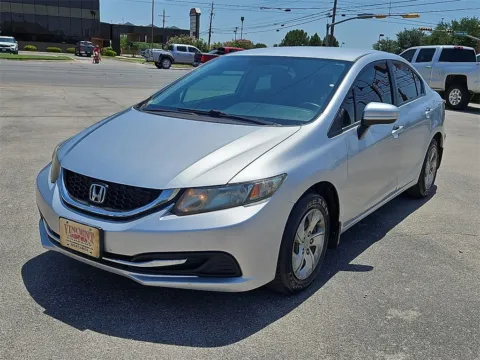 Silver 2014 Honda Civic LX for sale in Abilene, TX