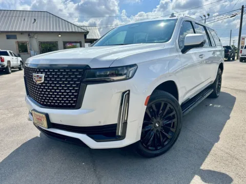 White 2022 Cadillac Escalade ESV Premium for sale in Abilene, TX