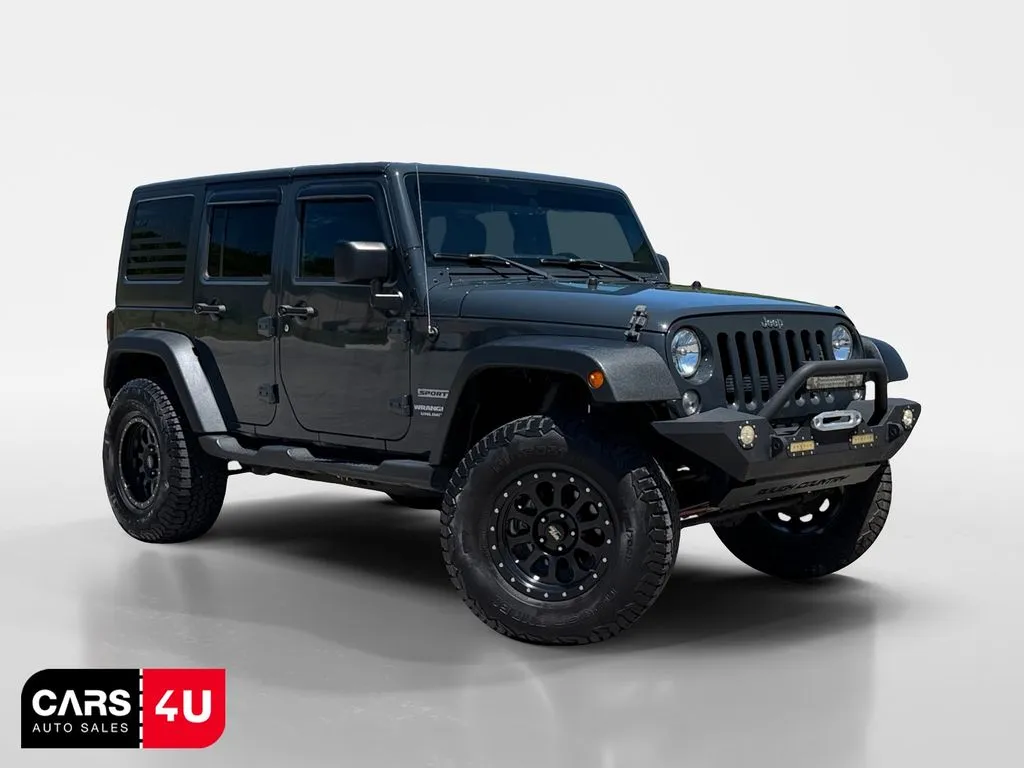 Gray 2017 Jeep Wrangler Unlimited Sport for sale in Knoxville, TN