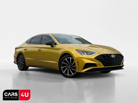 Yellow 2020 Hyundai Sonata SEL Plus for sale in Knoxville, TN