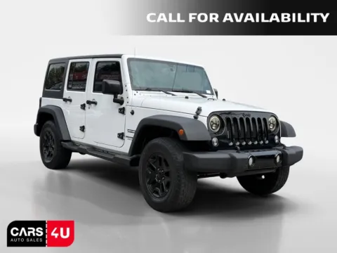 White 2015 Jeep Wrangler Unlimited Sport for sale in Knoxville, TN