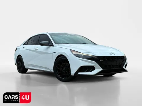 White 2021 Hyundai Elantra N Line for sale in Knoxville, TN