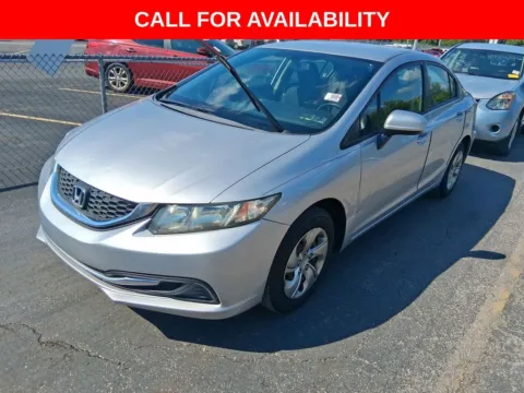 Silver 2015 Honda Civic LX for sale in Knoxville, TN