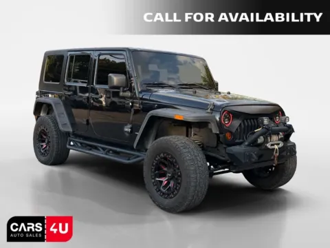 Black 2008 Jeep Wrangler Unlimited X for sale in Knoxville, TN