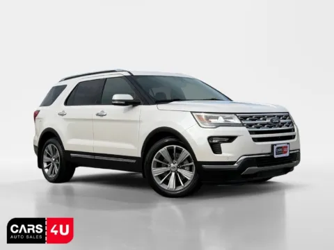 White 2018 Ford Explorer Limited for sale in Knoxville, TN